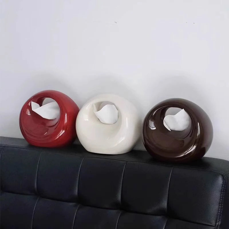 Modern Resin Tissue Box – Desktop Napkin Holder for Home Décor Tissue Box Holder Axl