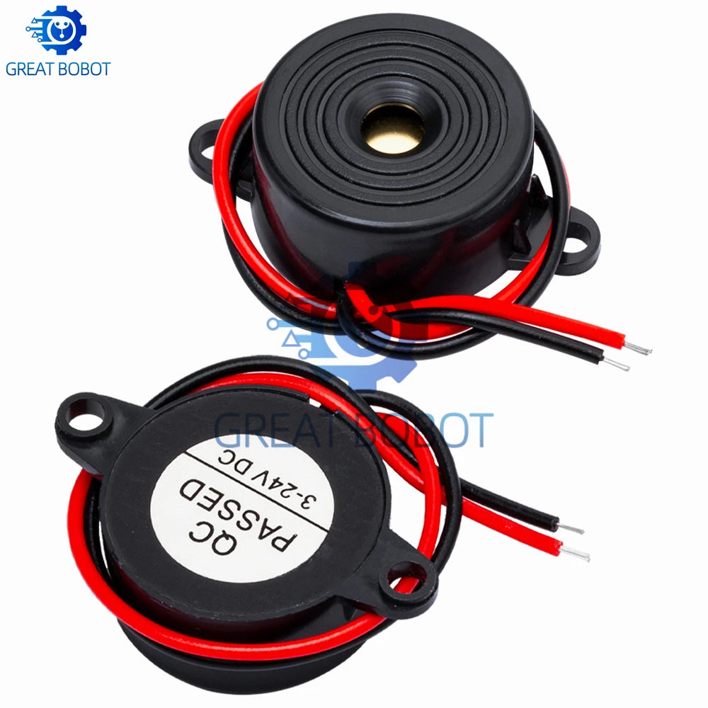 SFM-20B Active Piezo Buzzer DC 3–24V Alarm Speaker for Arduino Piezo Buzzer Module Axl
