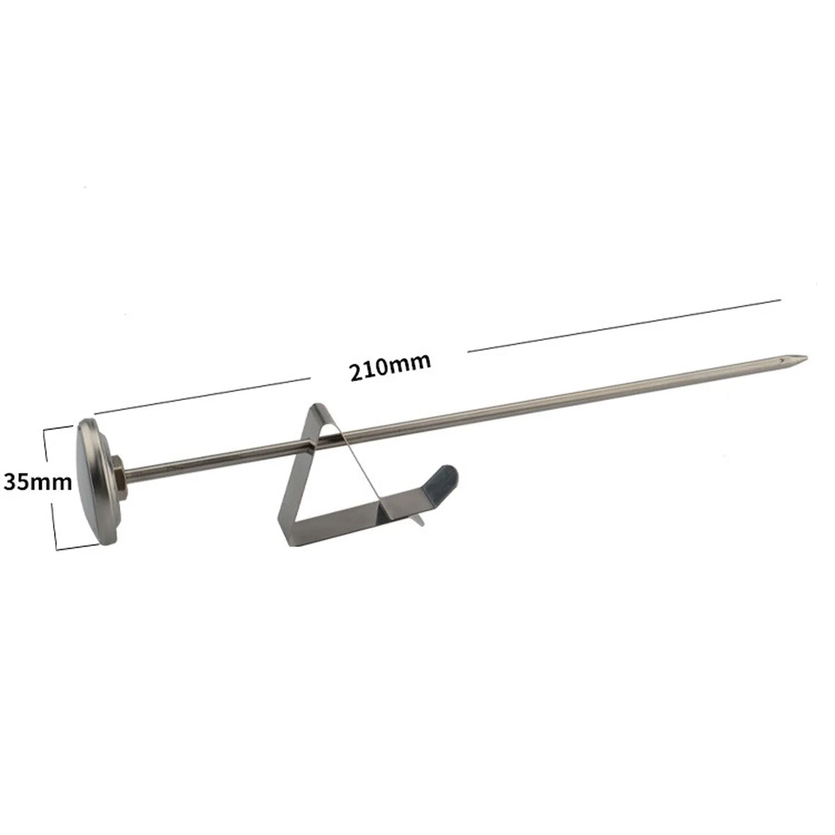 Milk Frothing Thermometer – Stainless Steel Dial 0–220°F Kitchen Thermometer Axl