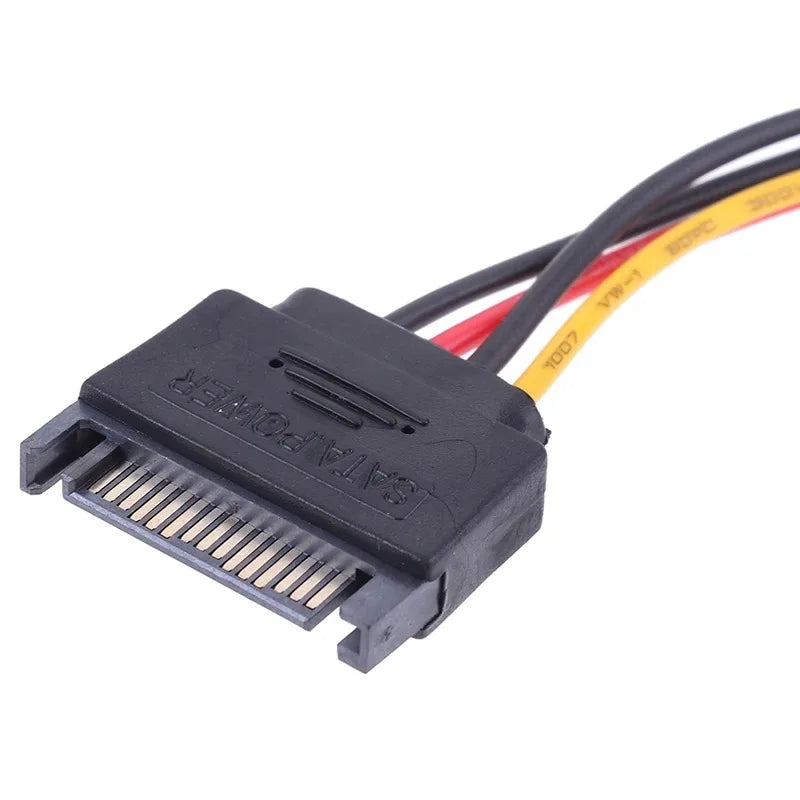 4-Pin Molex IDE to 15-Pin SATA Power Adapter Cable for PC HDD SATA Power Adapter Axl