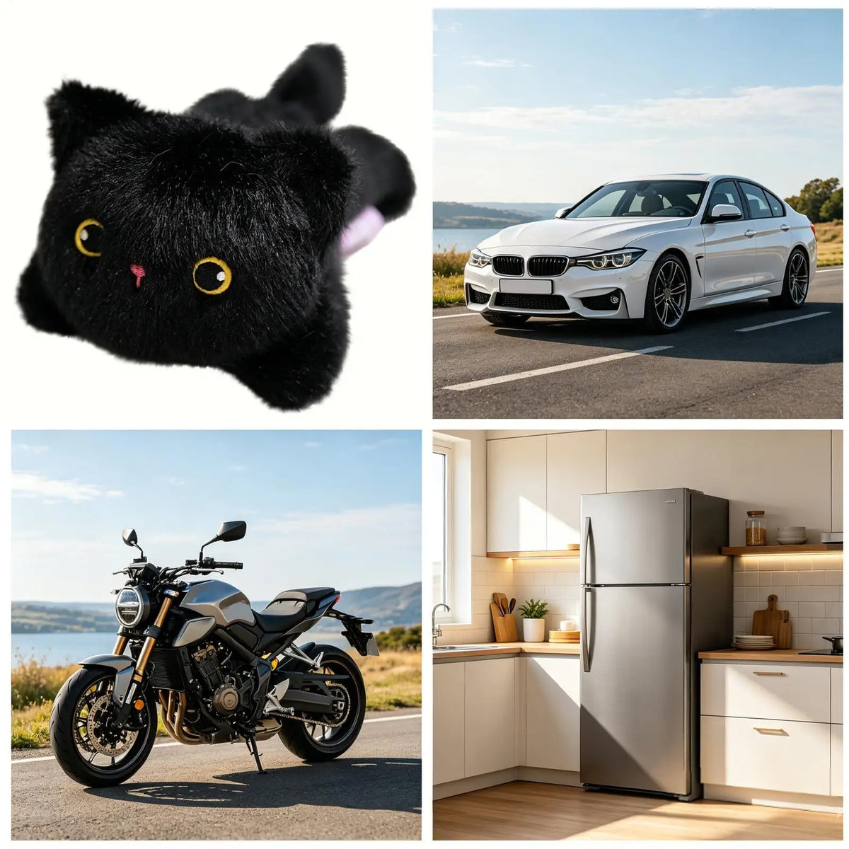 Funny Plush Animal Car Magnets – Cute Bumper & Fridge Decor Decorative Car Magnet Axl