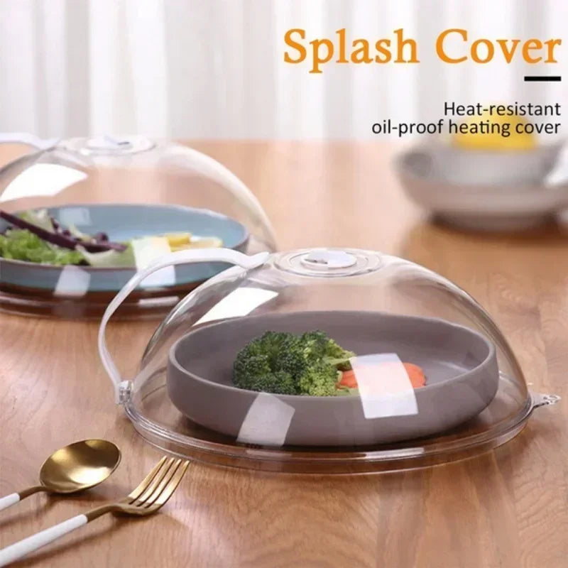 Reusable Microwave Food Cover with Steam Vents – 26cm Splatter Guard Microwave Splatter Cover Axl