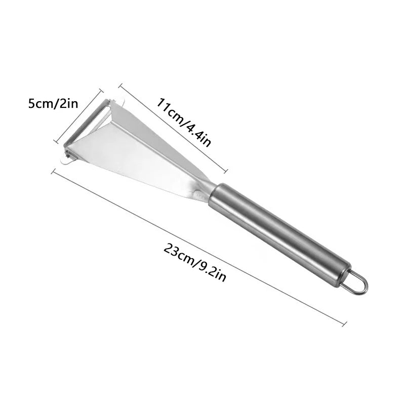 Triangle Fruit Carving Knife – Stainless Steel Peeler & Cutter Fruit Carving Knife Axl ONE SIZE