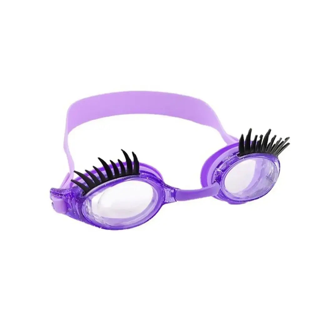 Kids Eyelash Swimming Goggles – Anti-Fog UV Silicone, Boys & Girls Kids Swim Goggles Axl