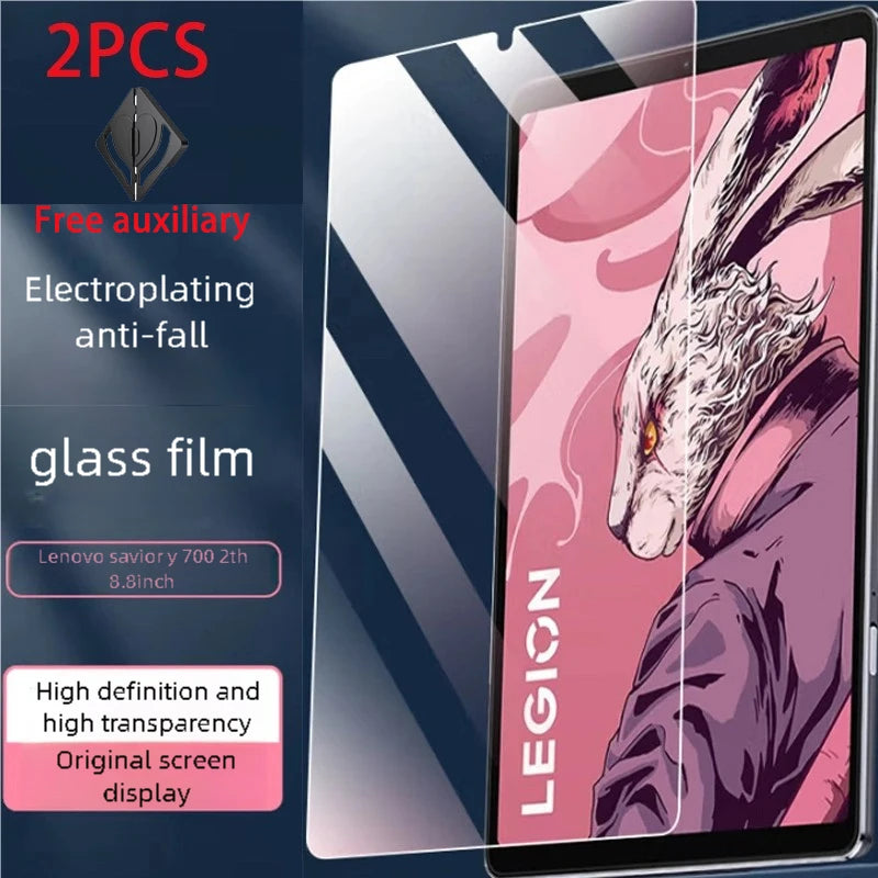 2-Pack Tempered Glass Screen Protector – Lenovo Legion Y700 2023 Tablet Screen Protector Axl