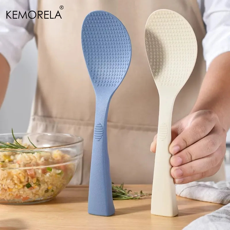 KEMORELA Non-Stick Silicone Rice Spoon – Heat-Resistant 1/2 Pcs Silicone Kitchen Utensil Axl