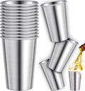 4-Pack Stainless Steel Pint Cups 500ml – Stackable Tumblers Metal Tumbler Set Axl 4PCS 500ML 500ml