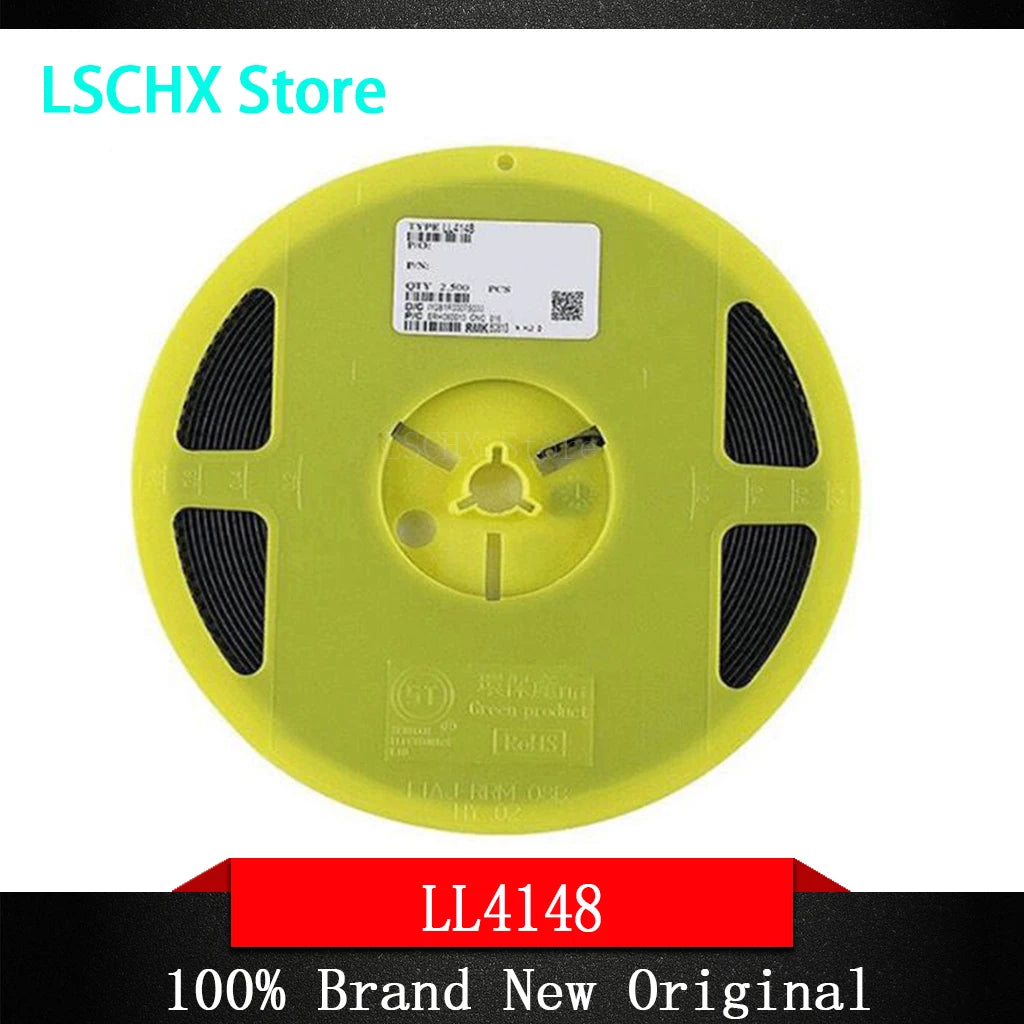 2500 PCS LL4148 LL-34 SMD 1N4148 High-Speed Switching Diodes SMD Switching Diodes Axl LL4148 Antistatic