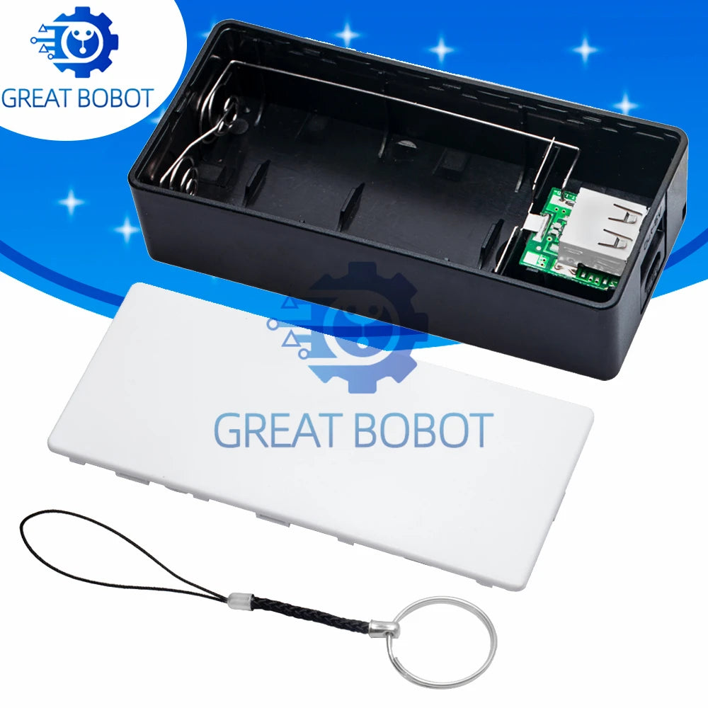 DIY 2x18650 USB Power Bank Case Kit – Battery Charger Shell Power Bank Case Kit Axl Default Title