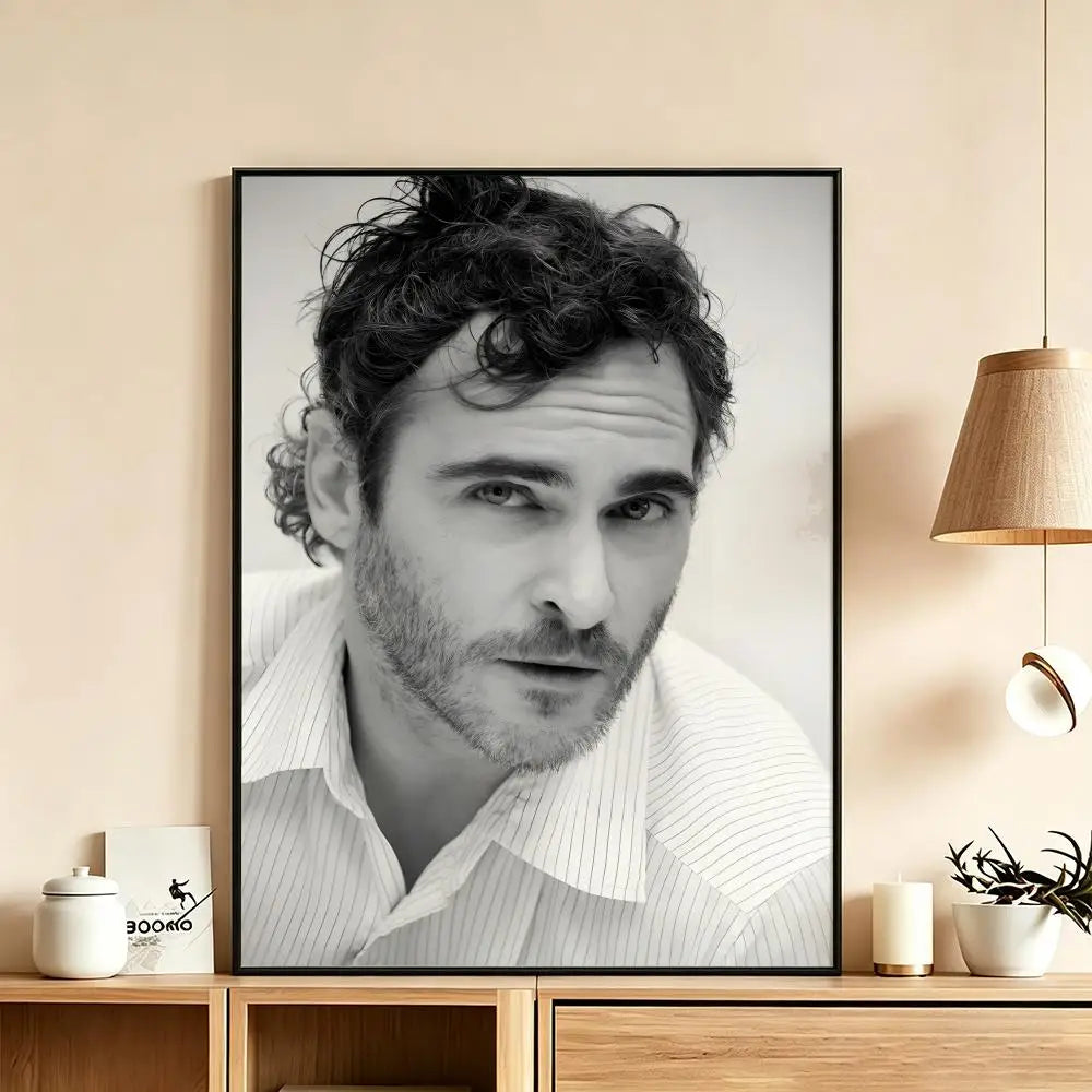Joaquin Phoenix HD Wall Poster | Waterproof Sticky Art Print Wall Art Poster Axl White2 30X40cmNoframe