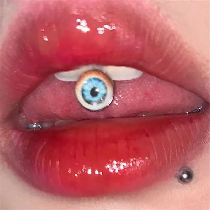 14G Stainless Steel Glow Tongue Ring Barbell – Body Jewelry Tongue Barbell Jewelry Axl