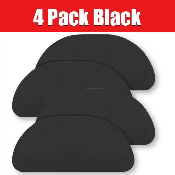 Fridge & Coffee Machine Drip Tray Mats | Absorbent Non-Slip 2/4 Pack Drip Tray Mat Axl 4 Pack Black 21x9.5 cm