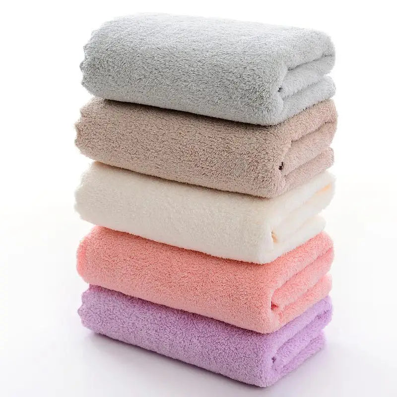 Coral Fleece Bath Towel – Ultra Absorbent & Lint-Free Coral Fleece Towel Axl