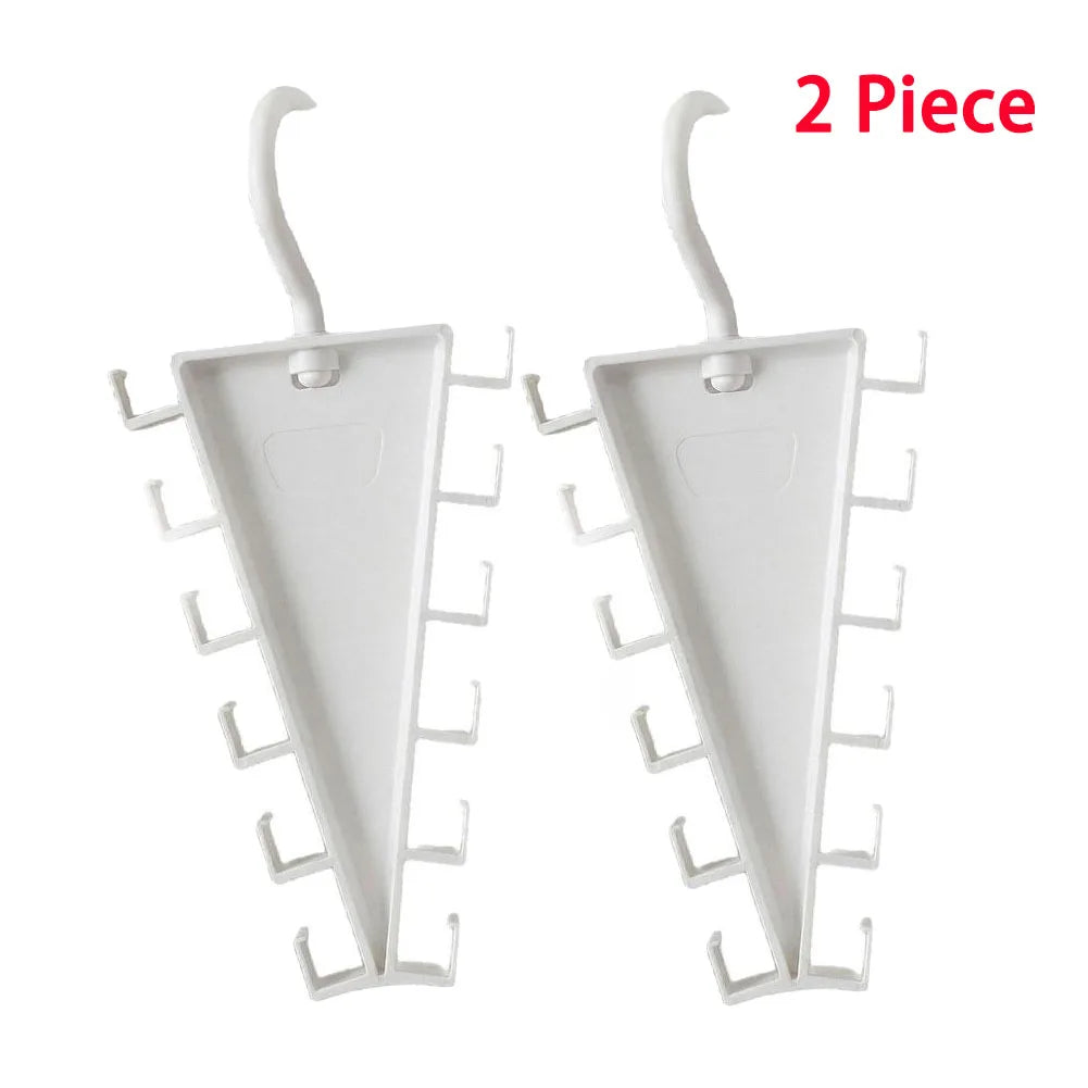 V-Shape 12-Hook Closet Hanger Organizer | Space Saving Closet Hanger Organizer Axl 2pcs