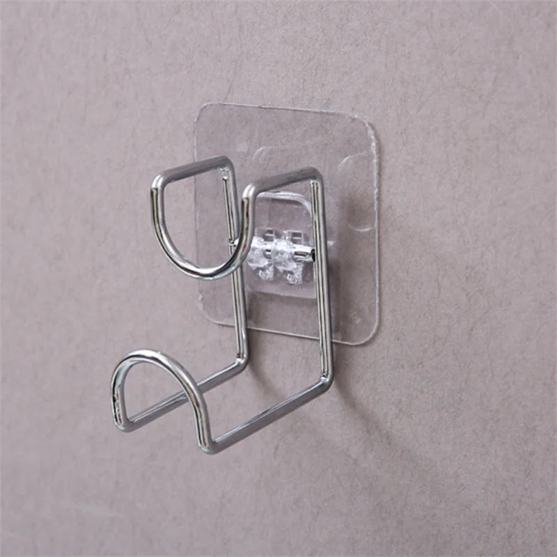 Punch-Free Stainless Steel Wall Hook – Kitchen & Bathroom Adhesive Wall Hook Axl