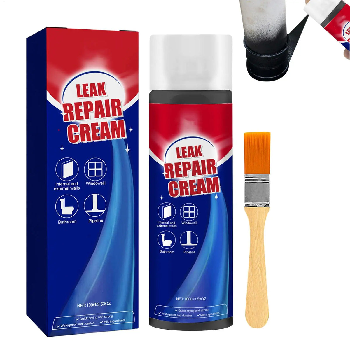 Waterproof Leak Repair Sealant – Wall, Roof & Gutter Sealer Waterproof Sealant Axl