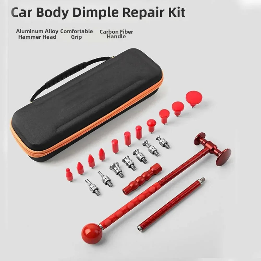 Carbon Fiber Dent Repair Hammer Kit – 20 Interchangeable Heads Dent Repair Kit Axl China Mainland