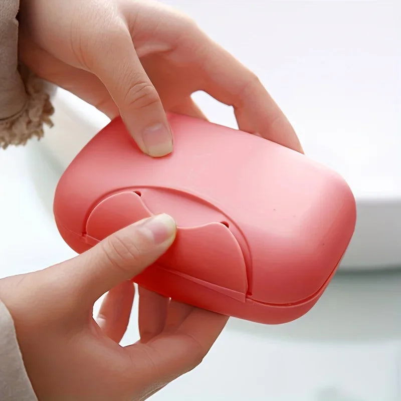 Portable Travel Soap Dish with Lid | PP Plastic Soap Case Travel Soap Dish Axl