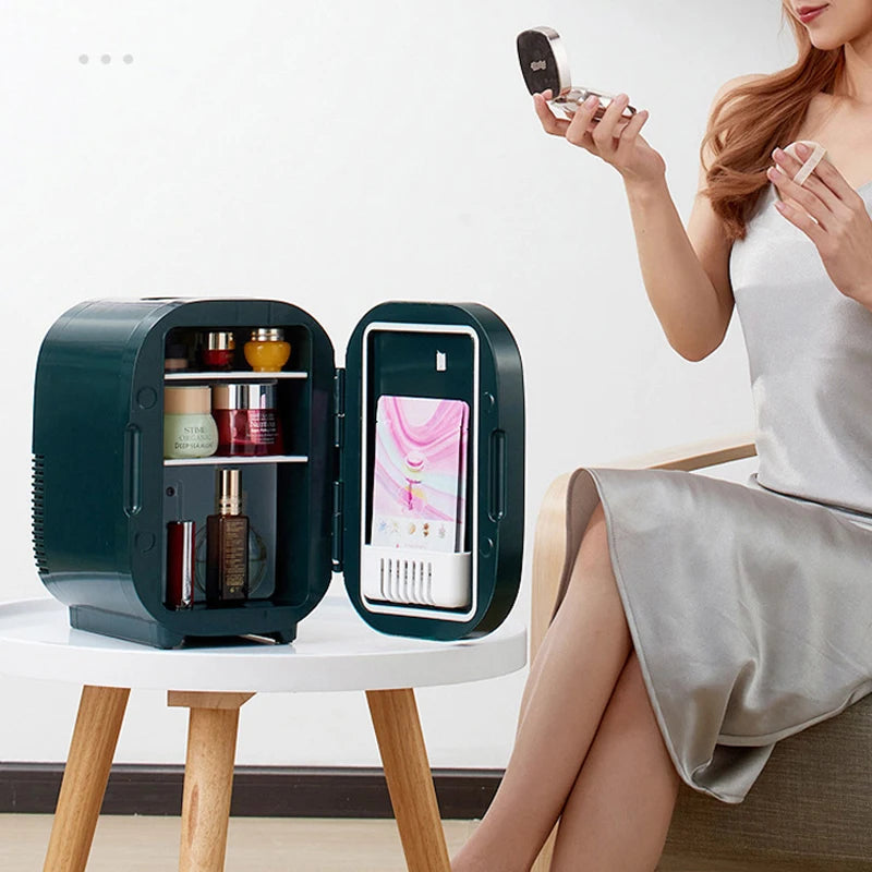 BALASHOV 5L Mini Fridge LED Light – Cooler & Warmer Mini Refrigerator Axl