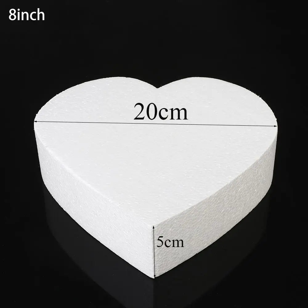 Round Foam Cake Dummy 4–10 Inch | Polystyrene Practice Mould Cake Decorating Mould Axl 8inch 1