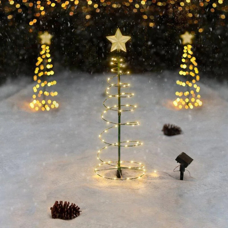 Solar LED Christmas Tree Light – Outdoor Waterproof Garden Decor Solar Christmas Light Axl