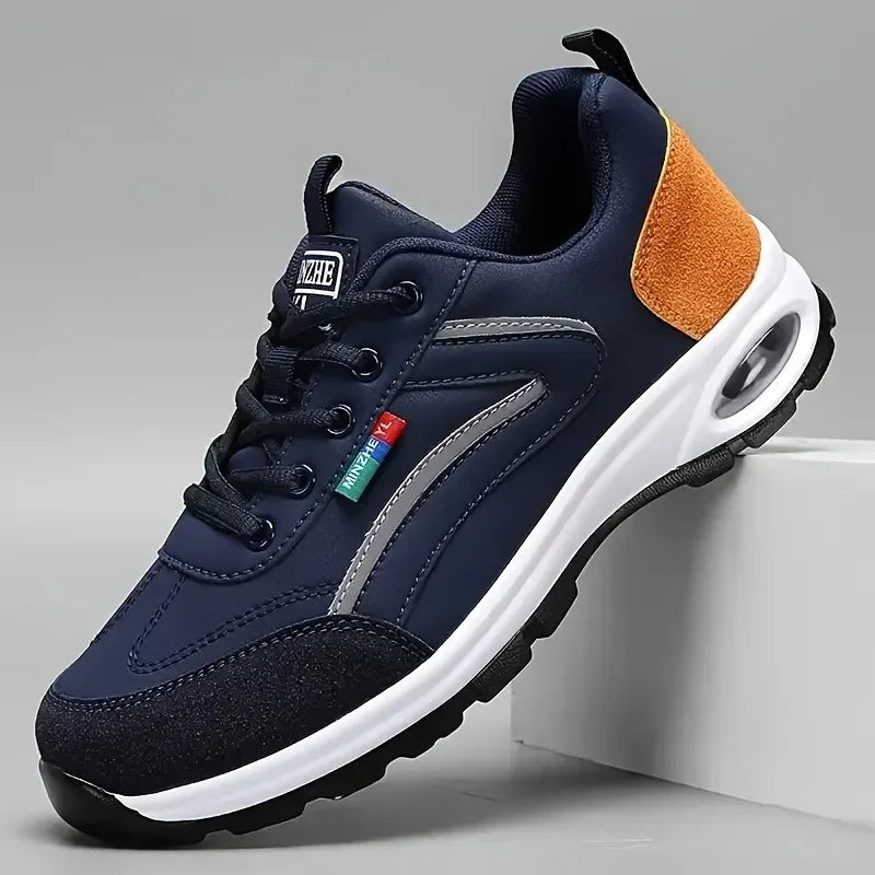 Men's Breathable Mesh Casual Sneakers – Lace-Up Walking Shoes Casual Sneakers Axl