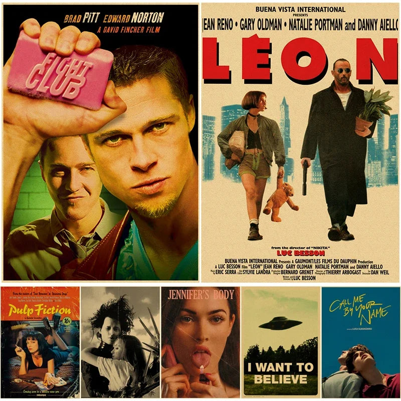 Vintage Retro Movie Poster – Classic Film Wall Art Print Retro Movie Poster Axl