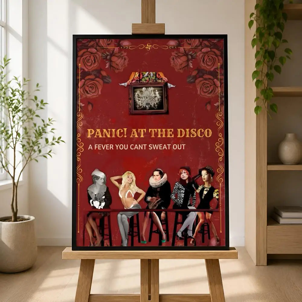 Panic! at the Disco Waterproof PVC Wall Poster – Peel & Stick Wall Poster Axl