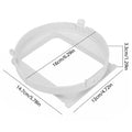 Square Vent Hose Adapter – Portable AC Exhaust Duct Connector AC Vent Adapter Axl White
