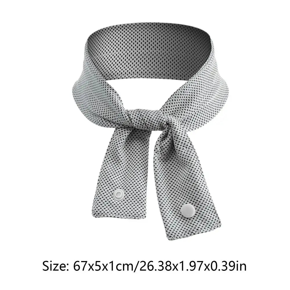 Cooling Neck Scarf – Breathable Ice Towel for Outdoor Sports Cooling Neck Scarf Axl Gray