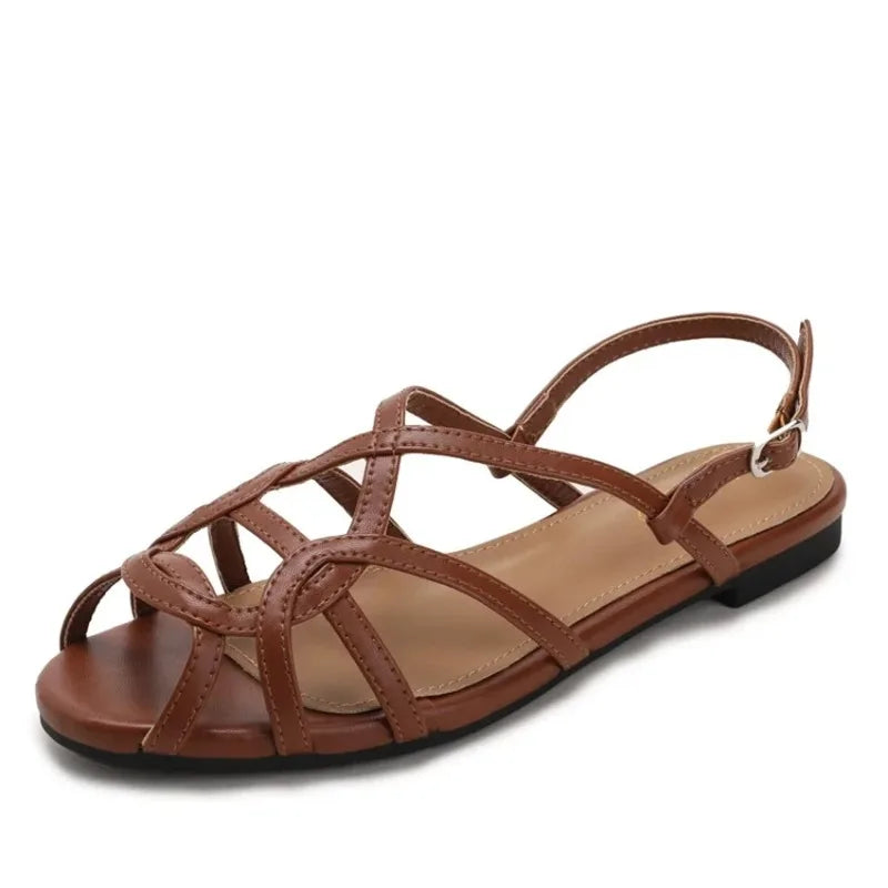 Women's Roman Flat Sandals – Casual Summer Gladiator Shoes Flat Sandals Axl
