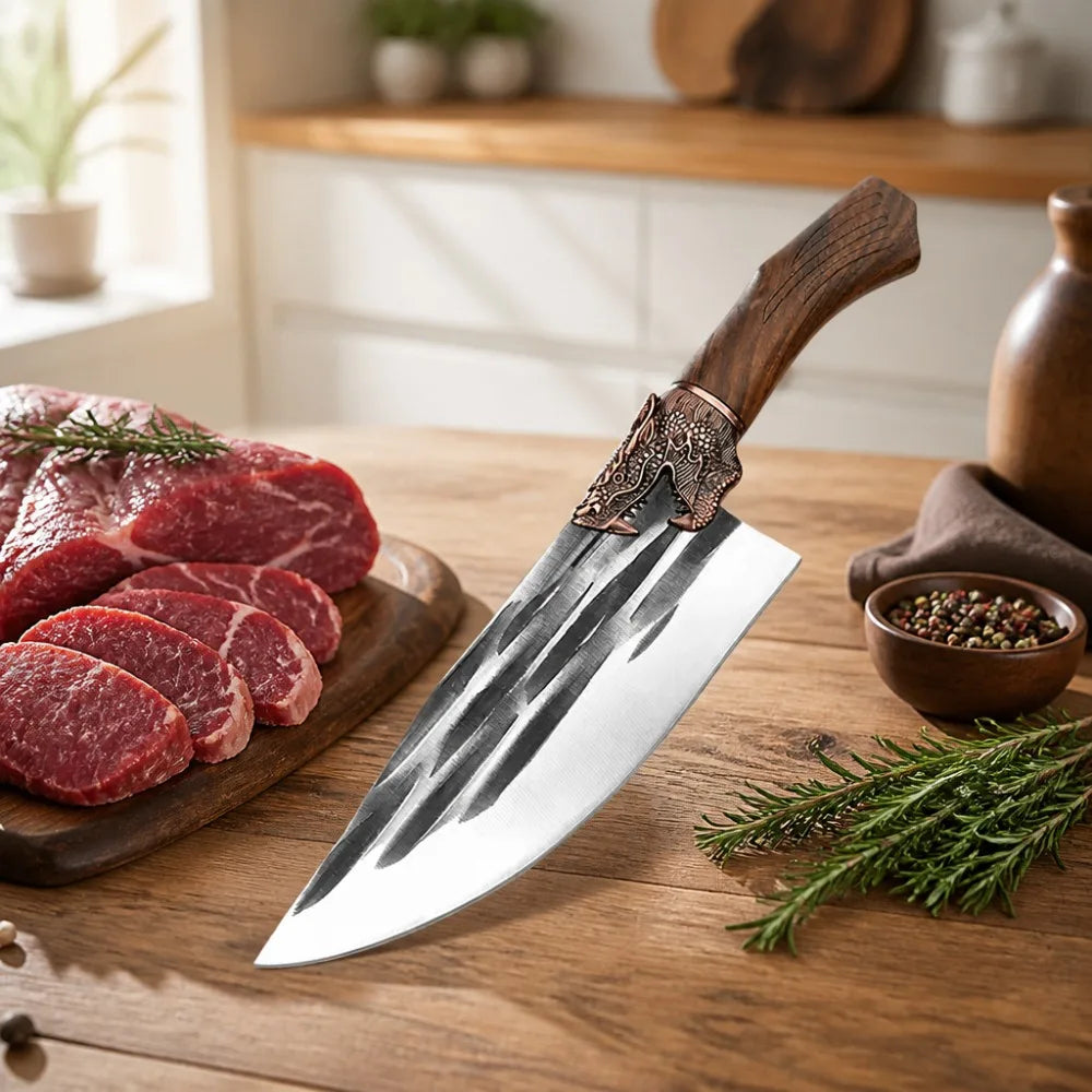 PLYS Stainless Steel Boning & Chef Knife – Fillet & Slice Chef Boning Knife Axl
