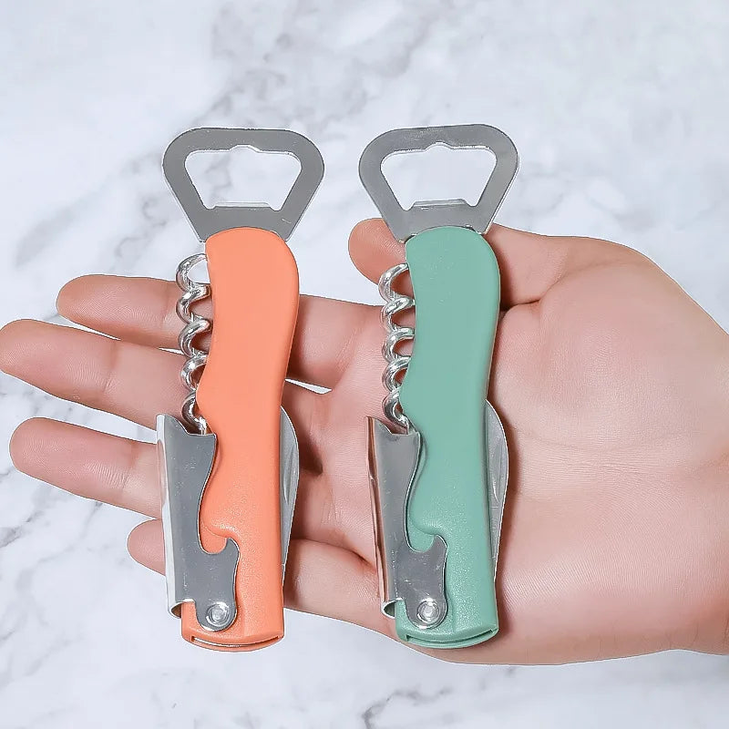 Stainless Steel Beer Can & Wine Bottle Opener | Kitchen Tool Bottle & Can Opener Axl
