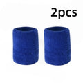2-Pack Sport Sweat Wristbands – Unisex Gym & Running Band Sport Wristbands Axl royal blue-2pcs