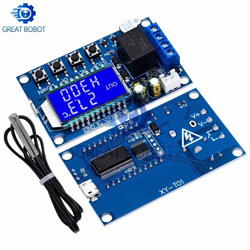 XY-T01 Digital Thermostat Temperature Control Switch Module Thermostat Control Module Axl