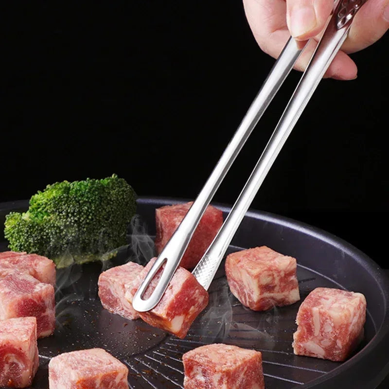 Stainless Steel Kitchen Tongs | BBQ Grill & Cooking Tweezers Kitchen Tongs Axl