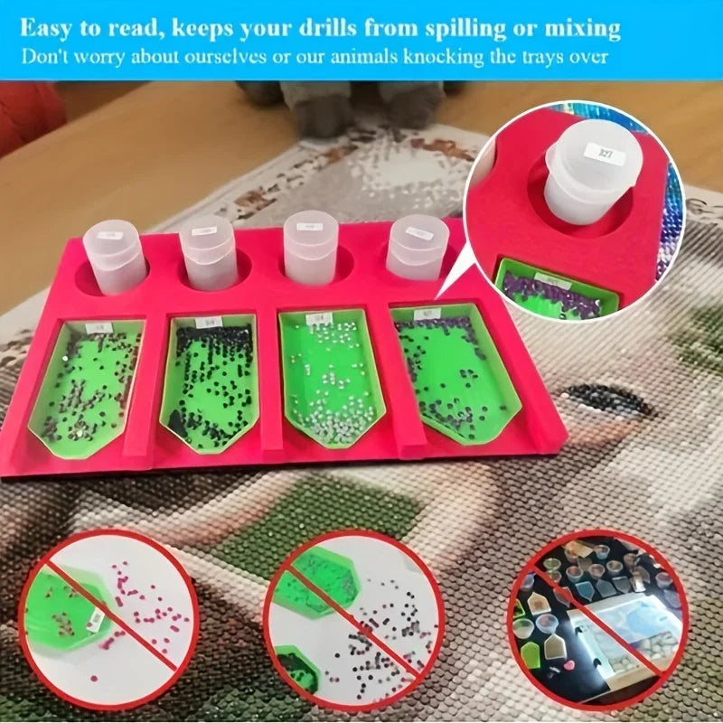 Diamond Painting Tray Organizer – Drill & Accessory Storage Craft Storage Organizer Axl
