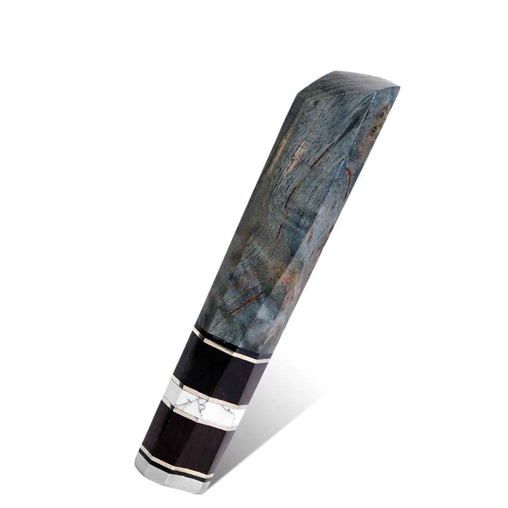 XITUO Handmade Wood & Resin Knife Handle – Gyuto & Sushi Knife Handle Blank Axl DB-251262B