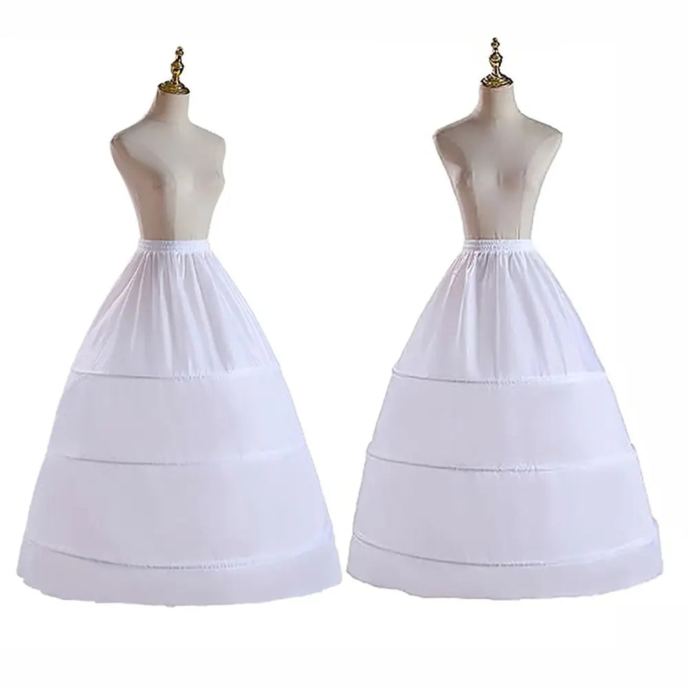 Women's 3-Hoop Crinoline Petticoat Underskirt 65/78/90cm Crinoline Petticoat Axl