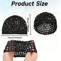Crochet Hairnet – Soft Reusable Mesh Cap for Women Hair Mesh Cap Axl Black