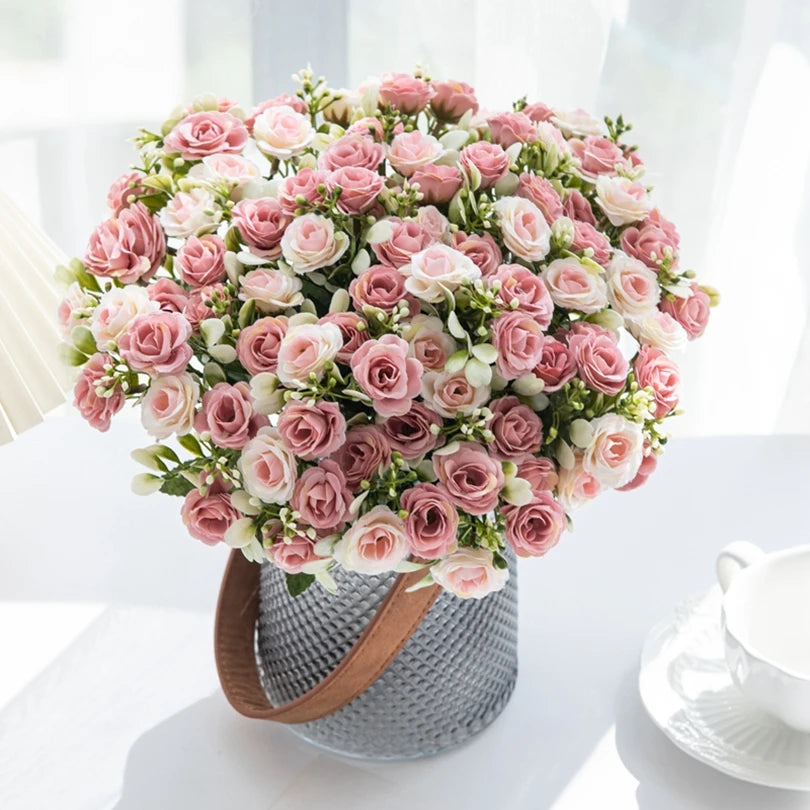 Silk Rose Artificial Flowers – Wedding, Wreath & Home Decor Artificial Silk Flowers Axl