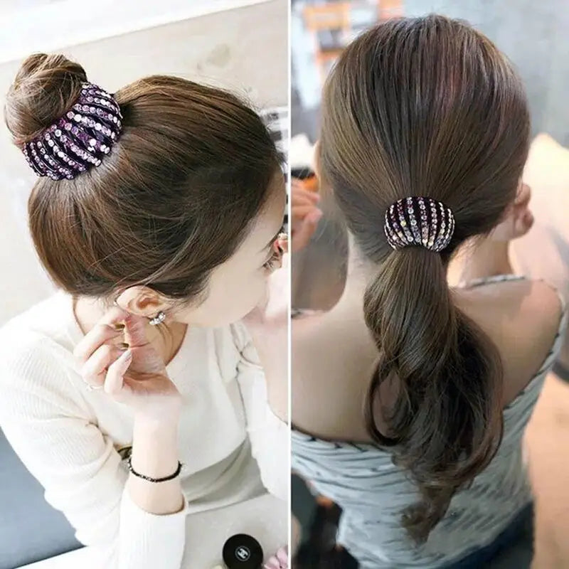 Bird Nest Claw Clip Rhinestone Hairpin for Women & Girls Hair Claw Clip Axl