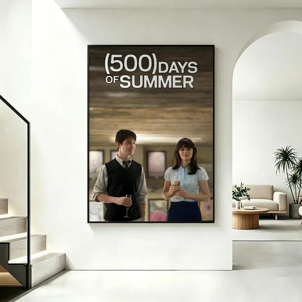 500 Days of Summer Movie Poster – HD Waterproof Wall Art Movie Wall Poster Axl