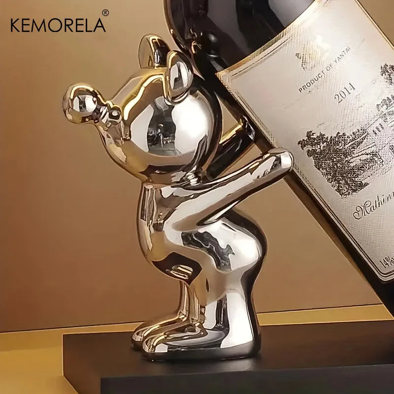 Ceramic Cartoon Wine Rack – Creative Home & Bar Décor Ceramic Wine Rack Axl