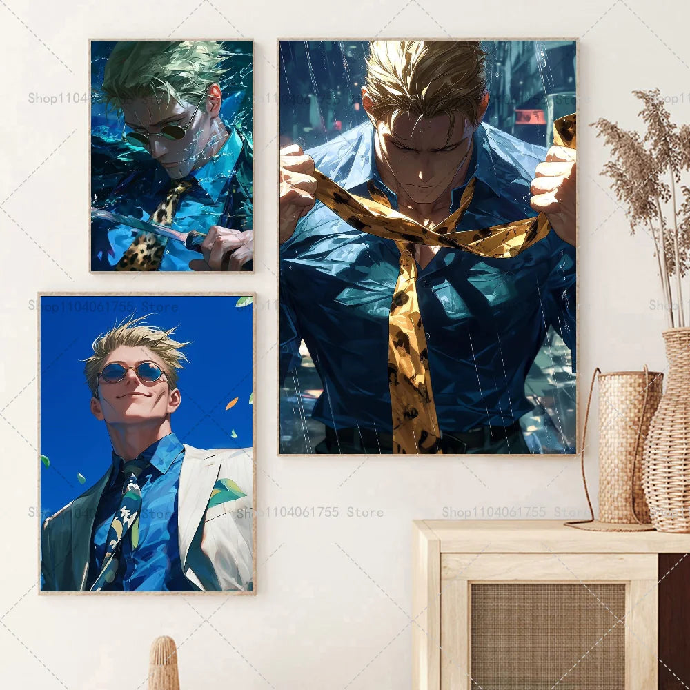 Nanami Kento Anime Poster – Self-Adhesive Waterproof Wall Sticker Anime Wall Poster Axl