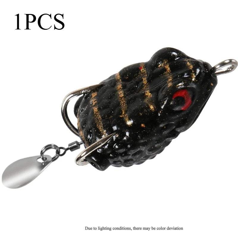 Mini Bullfrog Soft Frog Fishing Lure 2.5cm 3g | Thai Style Bait Soft Fishing Lure Axl 12-1PCS