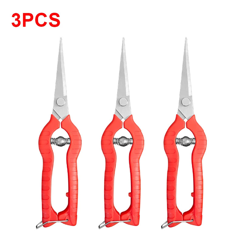 Bypass Pruning Shears – Sharp Stainless Steel Garden Scissors Bypass Pruning Shears Axl Style C 3pcs