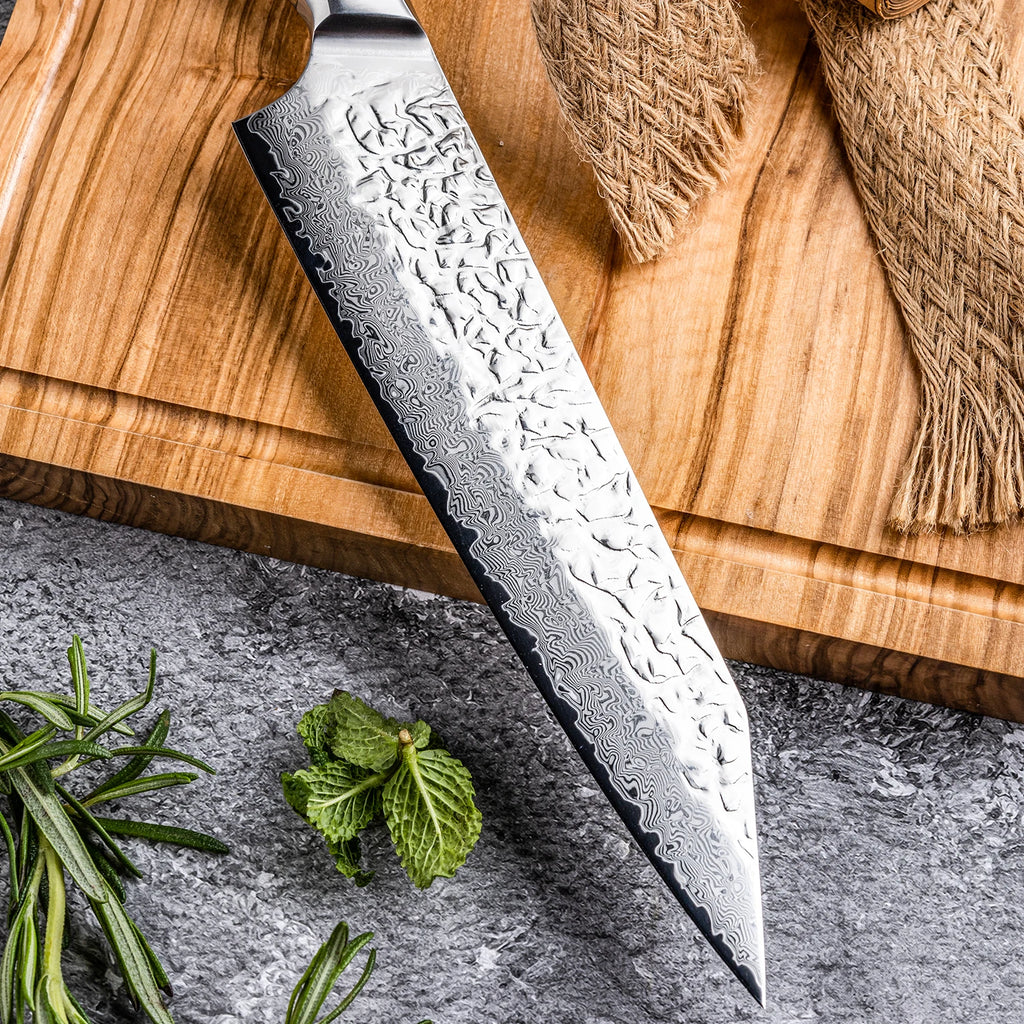 Grandsharp 8" Kiritsuke Knife – 67-Layer Damascus Steel AUS-10 Damascus Chef Knife Axl
