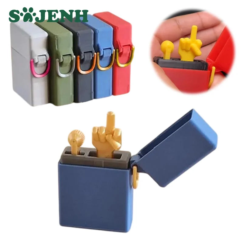 3D Printed Middle Finger Prank Gift Box – Funny Desk Ornament Novelty Desk Ornament Axl