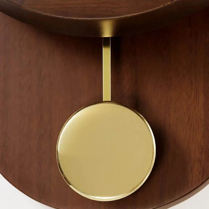 Modern Wood Pendulum Wall Clock – Silent Minimalist Decor Pendulum Wall Clock Axl